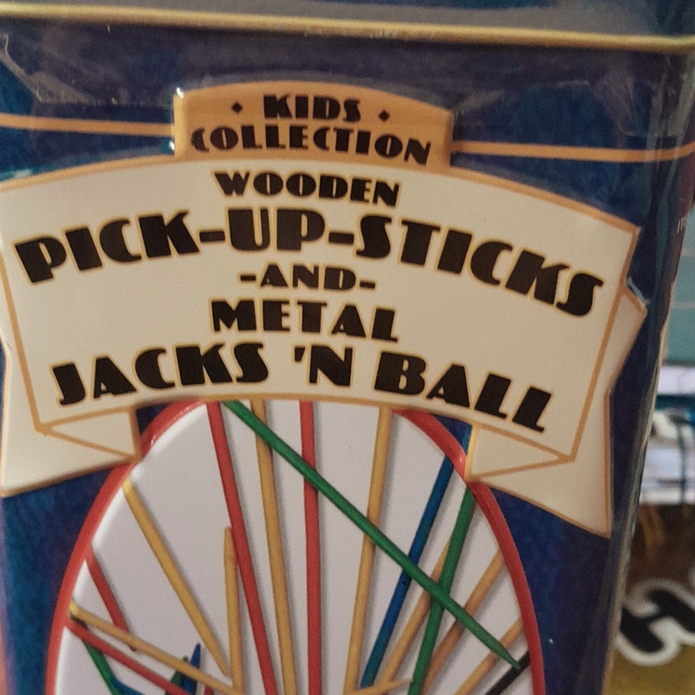 Kids collection- VINTAGE Pick -Up-Sticks N  Metal Jack's & Ball